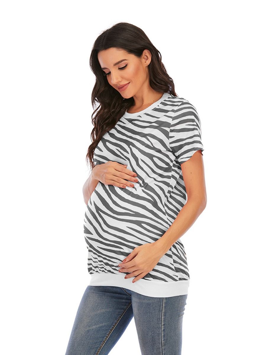 Zebra Top – The Maternity Club