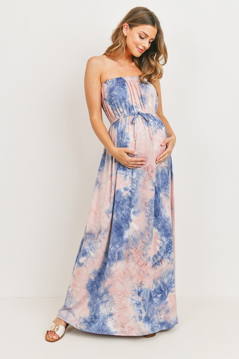 Tie-Dye Maxi Dress The Maternity Club Tie-Dye Maxi Dress The Maternity Club