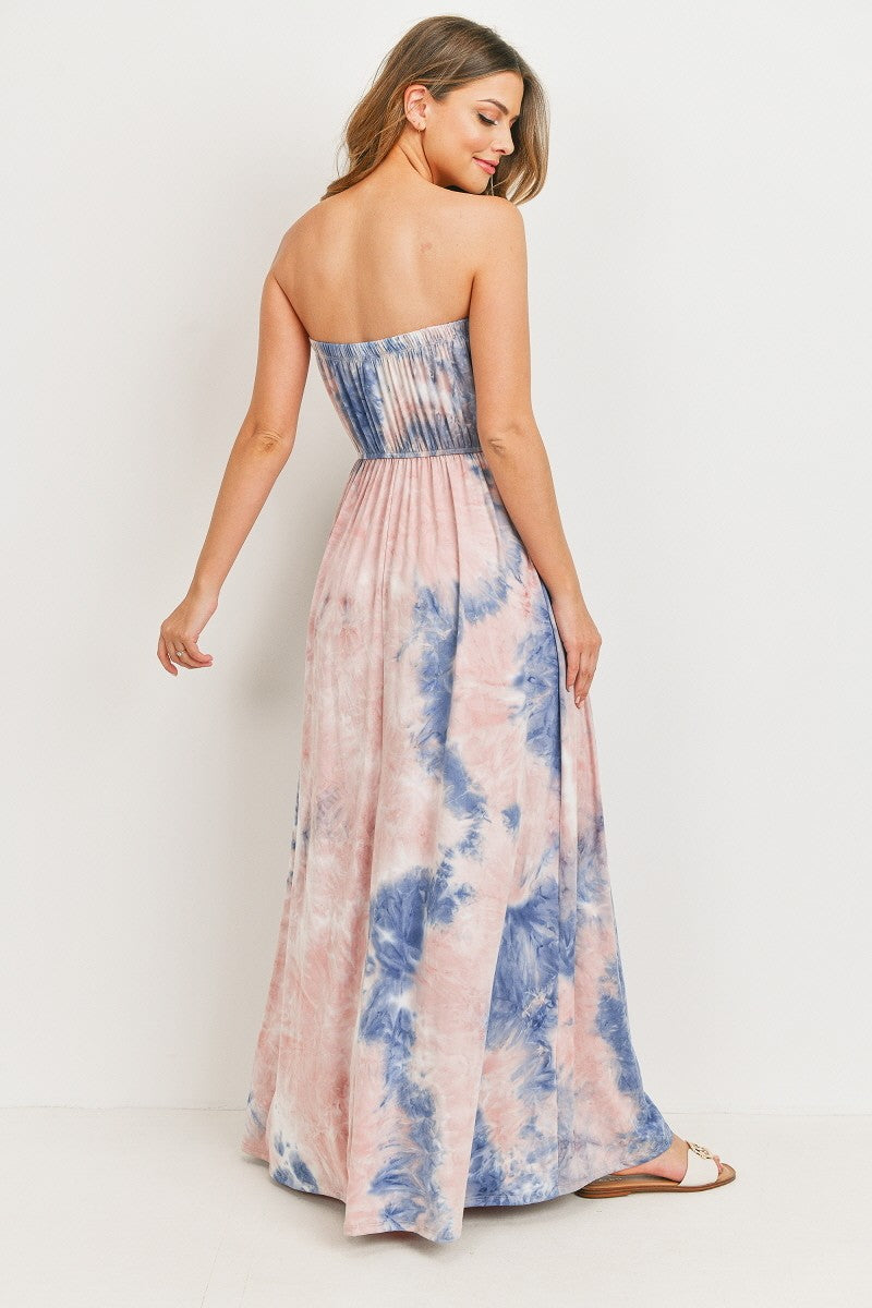 Tie dye 2024 maxi dress petite