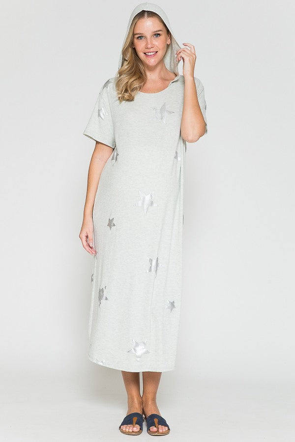 Star Stadium Lounge Hoodie Dress