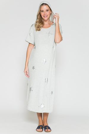 Star Stadium Lounge Hoodie Dress