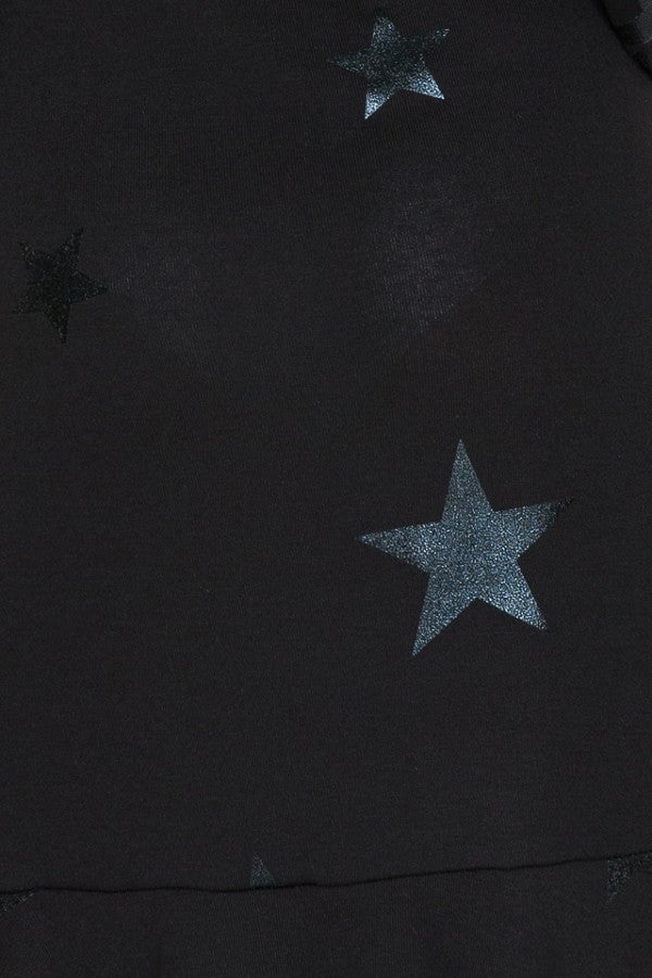 Star Hoodie Short Dress